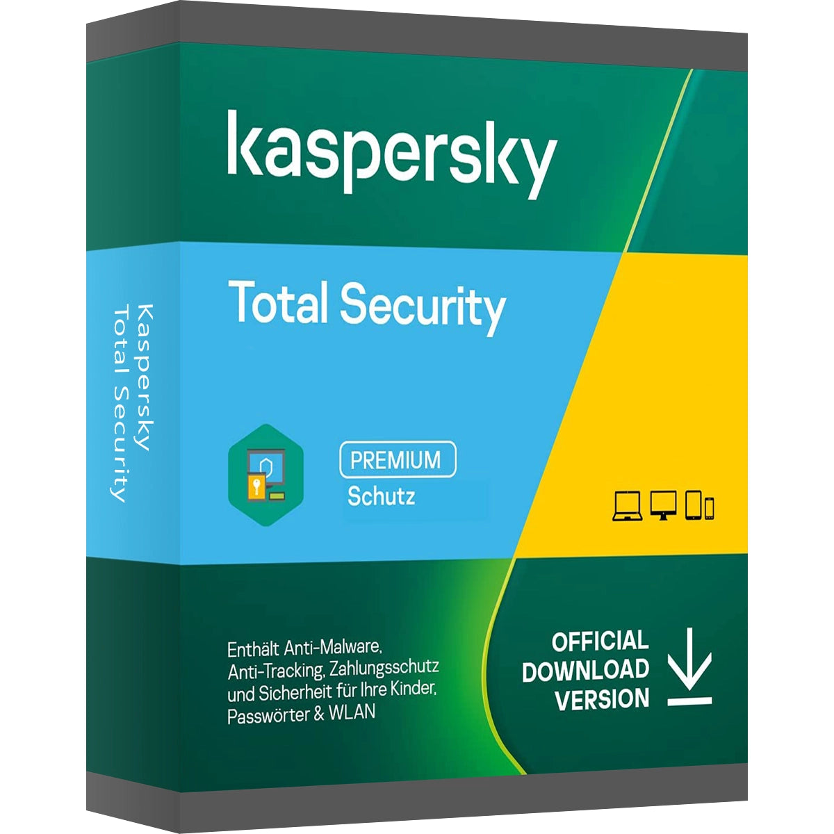 Kaspersky Total Security 2023 - 1 PC für 1 Jahr