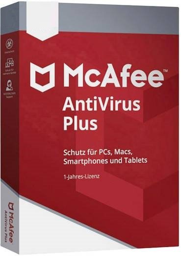 McAfee Antivirus Plus 2023 – 10 PCs für 1 Jahr